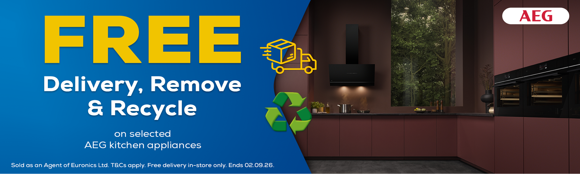 AEG Free Delivery, Remove & Recycle