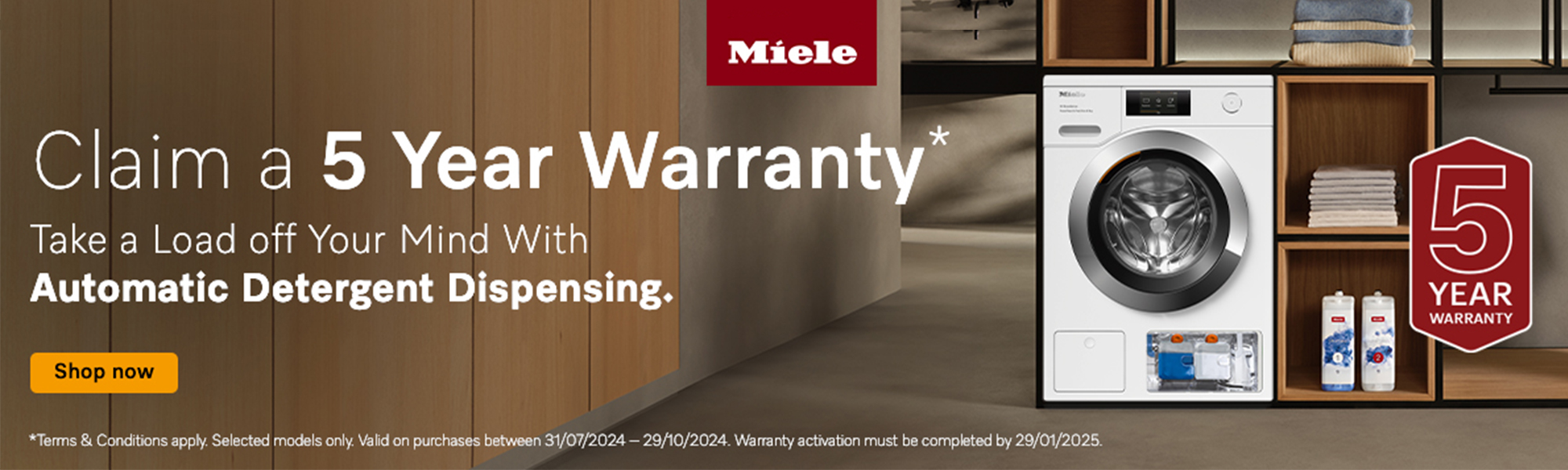 Miele5 Year Promotion