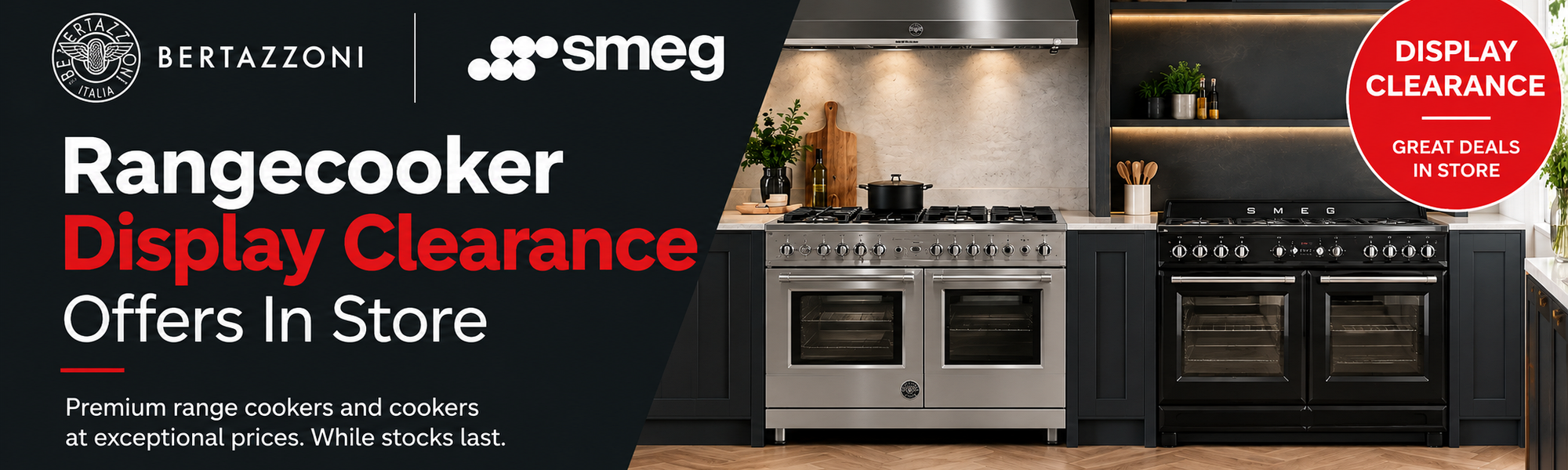 Display Clearance Range Cookers