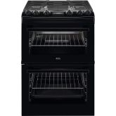 AEG CGX6130ACB 
60cm Gas Cooker, Gas Double Oven with electric grill, Triple crown burner, Light in 