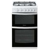 Indesit ID5G00KMW Gas freestanding double cooker: 50cm - ID5G00KMW/UK