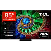 TCL 85RM7L-UK 85" 4K Ultra HD RGB MINI LED Google TV - Black