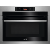 AEG KME761080M 59.5cm Built In CombiQuick Combination Microwave compact oven - Stainless Steel
