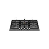 Bertazzoni P755CHERNE Heritage Series 75cm Gas hob with Wok burner Matt Black