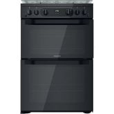 Hotpoint HDM67G0CCB /UK Double Cooker - Black