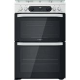 Hotpoint HDM67G0CCW /UK Double Cooker - White