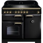 Rangemaster CDL100EICB/B 129570 CLASSIC DL 100 IND. CHARCOAL BLACK/BRASS