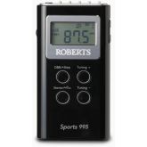 Roberts Radio SPORTS995BK 2 band PLL synthesised stereo personal radio in black