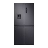Samsung RF48A401EB4 French-Style Fridge Freezer - Gentle Black Matt