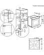 AEG BEX33501EM 59.4cm Built-In Electric Oven Steel