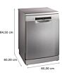 Bosch SMS6ZCI10G PerfectDry Zeolith, 6 programmes, Vario Flex baskets, Vario Drawer, 5 options, 40dB