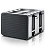 Bosch TAT7S45GB 4 Slice Toaster, Graphite