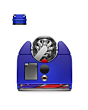 Dyson 360VISNAV 360 Robot - 65 Minutes Run Time - Moulded Blue/Nickel