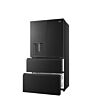 Haier HFR59F18CWMB French Door Style Fridge Freezer - Black
