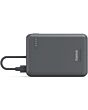 Hama 201739 Power Pack With Cable, 10000 Mah, 2X USB-C Outputs, Grey