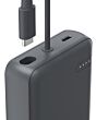 Hama 201739 Power Pack With Cable, 10000 Mah, 2X USB-C Outputs, Grey