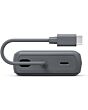 Hama 201739 Power Pack With Cable, 10000 Mah, 2X USB-C Outputs, Grey