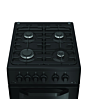 Hotpoint HTG5GCB 50cm Double Oven Gas Cooker Black