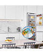 Midea MDRB379FGD01 54.7cm 60/40 No Frost Fridge Freezer