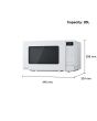 Panasonic NN-ST21QWB 20L Compact Microwave Oven
