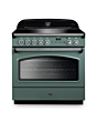 Rangemaster CLAS90FXEIMG/C 131700 CLASSIC FX 90 IND MINERAL GREEN/CHR GB/IE