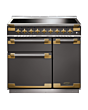 Rangemaster ELS90EISL/AB 135250 ELISE 90 IND. SLATE ANTIQUE BRASS GB/IE