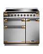 Rangemaster ELS90EISS/AB 135350 ELISE 90 IND. ST/STEEL ANTIQUE BRASS GB/IE