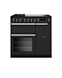 Rangemaster PRDL90EIPCBL/CM1 15521 NEW PROFESS DLX 90 EI CHRCL BLK CM GB/IE