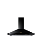 Rangemaster RHDC90BL/B 134610 90CM RM CHIMNEY HOOD BLACK/ BRASS BADGE