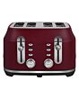 Rangemaster RMCL4S304 BU 4-Slice Long Slot Toaster, variable browning controls, high-lift function,