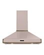 Rangemaster RPREHD100PPPK/AB1 Prestige Hood 100cm Pale Pink /A.Brass
