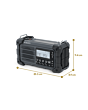 Roberts SOLAR DAB 99 DAB+/FM multi-powered radio with Bluetooth, USB/rechargeable battery/hand crank