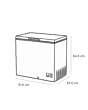 Sensis RFCHT01F196EW 196L Chest Freezer White