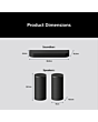 Sony BRAVIA 5.1 to 7.1ch Theatre Trio with Dolby Atmos