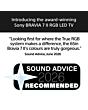 Sony K65XR75M2B.UKA 65inch 4K RGB LED Google TV