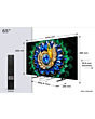 TCL 65A400M-UK 65inch QD-Mini LED 4K HDR TV Black
