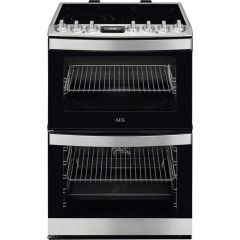 AEG CCB6741ACM 
60cm Electric Ceramic Double Oven, 4 Fast heat Cooking Zones, Multi-Function oven (8