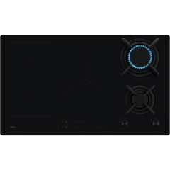 AEG HDB95623NB 90cm Dual Fuel Hob - Black