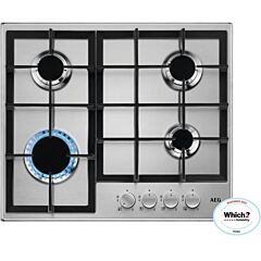 AEG HGE64200SM 3000 Slimline 60cm Gas Hob - Stainless Steel
