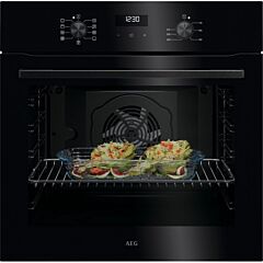 AEG OU5AB20XK 59.6cm Built In Electric Single Oven - Black
