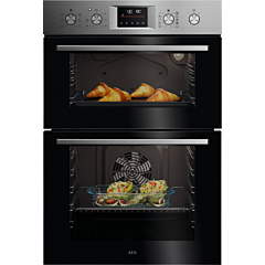AEG OU5CP40M 61L Stainless Steel Double Electric Oven