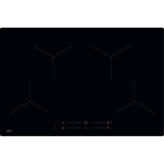 AEG SO84IA0SIB 
80cm 4 zone Induction hob, Slider touch Controls, HobHood, Pause function, Minute mi