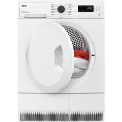 AEG TXC508B2B 
Tumble dryer. 5000 Series, Condenser, AutoSense technology. 8kg capacity. Refresh, De