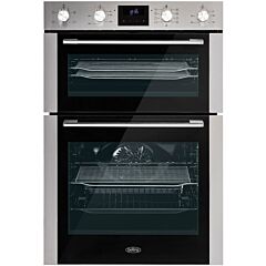 Belling 444411402  BI903MFC 59.4cm Built In Electric Double Oven - Stainless Steel