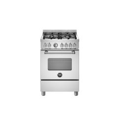 Bertazzoni MAS64L1EXC Master 60cm Range Cooker Single Oven Dual Fuel Stainless Steel