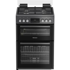 Blomberg GGRN655N 60cm Built In Electric Double Oven - Anthracite