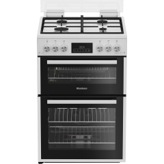 Blomberg GGRN655W 60Cm Freestanding Double Oven - White