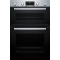 Bosch MBA578BS7B Electronic, white LCD display, Main oven 10 functions, AutoPliot30, 2nd oven 4 func