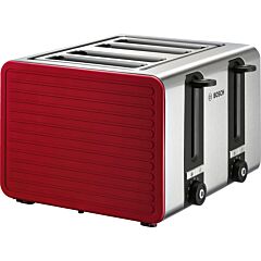 Bosch TAT7S44GB 4 Slice Toaster, Red