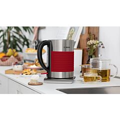 Bosch TWK7S04GB Kettle, Silicone Red, Red